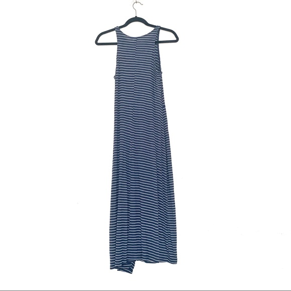 Gap Blue + White Striped Tank Maxi Dress - Picture 2 of 7